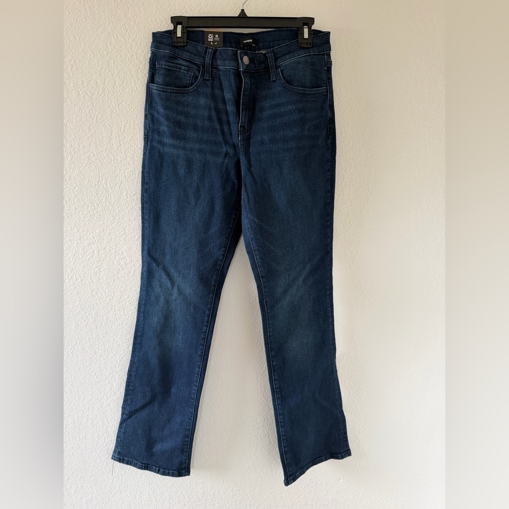 Express Dark Wash Bootcut Jeans size-12